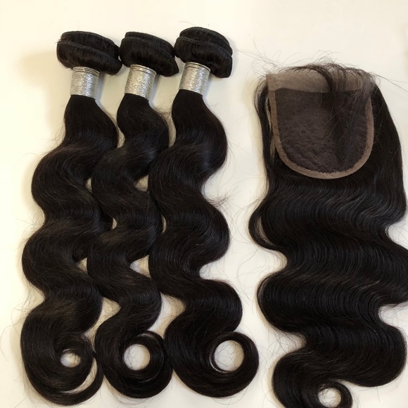 Body Wave 3 bundles+ Closure